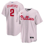 Justin Crawford Philadelphia Phillies Nike Home Replica Jersey - White