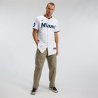 Miami Marlins Nike Home Elite Jersey - White