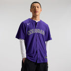 Colorado Rockies Nike Alternate Limited Jersey - Purple