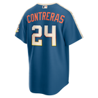 William Contreras Milwaukee Brewers Nike 2026 City Connect Stadium Jersey - Mineral Blue