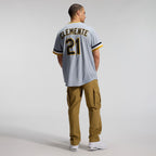 Roberto Clemente Pittsburgh Pirates Nike Throwback Cooperstown Collection Limited Jersey - Gray