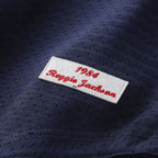 Reggie Jackson California Angels Mitchell & Ness Authentic Batting Practice Jersey - Navy