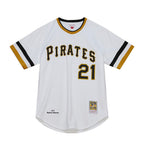 Roberto Clemente Pittsburgh Pirates Mitchell & Ness Cooperstown Collection Authentic Jersey - White