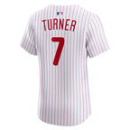 Trea Turner Philadelphia Phillies Nike Home Elite Jersey - White