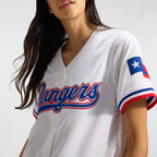 Texas Rangers Nike Women's Home Limited Jersey - White