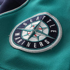 Ichiro Suzuki Seattle Mariners Mitchell & Ness 2006 Cooperstown Mesh Batting Practice Button-Up Jersey - Navy