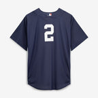 Derek Jeter New York Yankees Mitchell & Ness Authentic Batting Practice Jersey - Navy