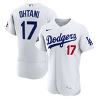 Shohei Ohtani Los Angeles Dodgers Nike Home Authentic Sponsor Patch Jersey - White