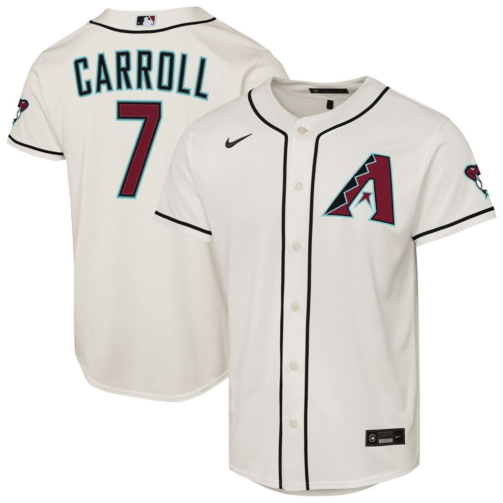 Corbin Carroll Arizona Diamondbacks Nike Youth Alternate Stadium Jersey - Black