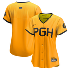 Pittsburgh Pirates Nike Women's City Connect Limited Jersey - Gold
