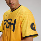 Pittsburgh Pirates Nike City Connect Replica Jersey - Gold