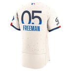 Freddie Freeman Los Angeles Dodgers Nike City Connect Authentic Sponsor Patch Jersey - Cream