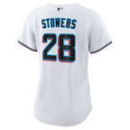 Kyle Stowers Miami Marlins Nike Women's Home Replica Jersey - White