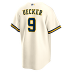 Bob Uecker Milwaukee Brewers Nike Home Retired Player Replica Jersey - Cream
