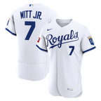 Bobby Witt Jr. Kansas City Royals Nike Home Authentic Sponsor Patch Jersey - White