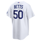 Mookie Betts Los Angeles Dodgers Nike  Home Stadium Jersey - White