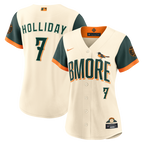 Jackson Holliday Baltimore Orioles Nike Women's 2026 City Connect Stadium Jersey - Cream