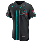 Arizona Diamondbacks Nike Home Sponsor Patch Authentic Jersey - Cream