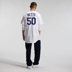 Mookie Betts Los Angeles Dodgers Nike Home Authentic Jersey - White