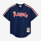 Reggie Jackson California Angels Mitchell & Ness Authentic Batting Practice Jersey - Navy