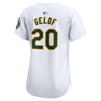 Zack Gelof Athletics Nike Women's Home Limited Player Jersey – White