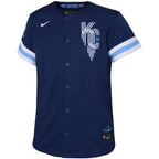 Salvador Perez Kansas City Royals Nike Toddler City Connect Replica Player Jersey - Navy