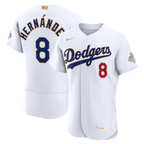 Enrique Hernández Los Angeles Dodgers Nike 2026 Gold Collection Authentic Jersey - White