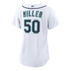 Bryce Miller Seattle Mariners Nike Women's Home Replica Jersey - White