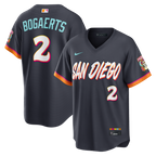 Xander Bogaerts San Diego Padres Nike 2026 City Connect Stadium Jersey - Obsidian