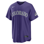 Colorado Rockies Nike  Alternate Stadium Jersey - Purple