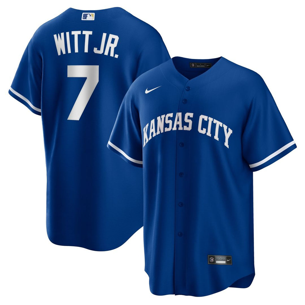 Bobby Witt Jr. Kansas City Royals Nike Road Replica Jersey - Gray