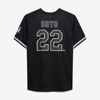 Juan Soto New York Mets Fanatics Big & Tall Heavyweight Mesh Jersey - Black/White