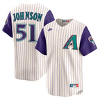 Randy Johnson Arizona Diamondbacks Nike Throwback Cooperstown Collection Limited Jersey - Black