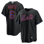 Starling Marte New York Mets Nike Alternate Replica Jersey - Black
