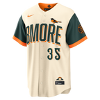 Adley Rutschman Baltimore Orioles Nike 2026 City Connect Stadium Jersey - Cream
