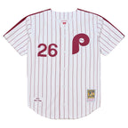 Chase Utley Philadelphia Phillies Mitchell & Ness 2003 Cooperstown Collection Authentic Jersey - White