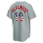 J.T. Realmuto Philadelphia Phillies Nike USA 250 Fourth of July Road Stadium Jersey - Gray