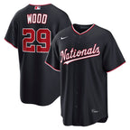 James Wood Washington Nationals Nike Alternate Replica Jersey - Navy