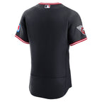 Cleveland Guardians Nike Alternate Authentic Sponsor Patch Jersey - Navy