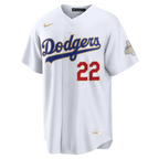 Clayton Kershaw Los Angeles Dodgers Nike 2026 Gold Collection Stadium Jersey - White