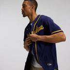 Milwaukee Brewers Nike Alternate Replica Team Jersey - Navy