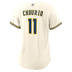 Jackson Chourio Milwaukee Brewers Nike Women's Home Replica Jersey - Cream