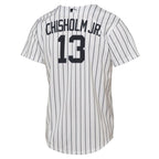 Jazz Chisholm Jr. New York Yankees Nike Youth Home Replica Jersey - White