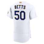 Mookie Betts Los Angeles Dodgers Nike 2026 Gold Collection Authentic Jersey - White
