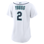 Cole Young Seattle Mariners Nike Women's Home Replica Jersey - White