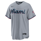 Kyle Stowers Miami Marlins Nike USA 250 Fourth of July Road Stadium Jersey - Gray