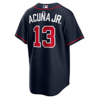 Ronald Acuña Jr. Atlanta Braves Nike Alternate 2 Replica Jersey - Red