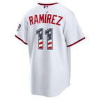 José Ramírez Cleveland Guardians Nike USA 250 Fourth of July Home Stadium Jersey - White