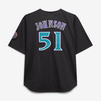 Randy Johnson Arizona Diamondbacks Mitchell & Ness Big & Tall Cooperstown Mesh Batting Practice Jersey - Black