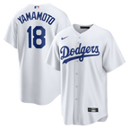 Yoshinobu Yamamoto Los Angeles Dodgers Nike Home Replica Jersey - White